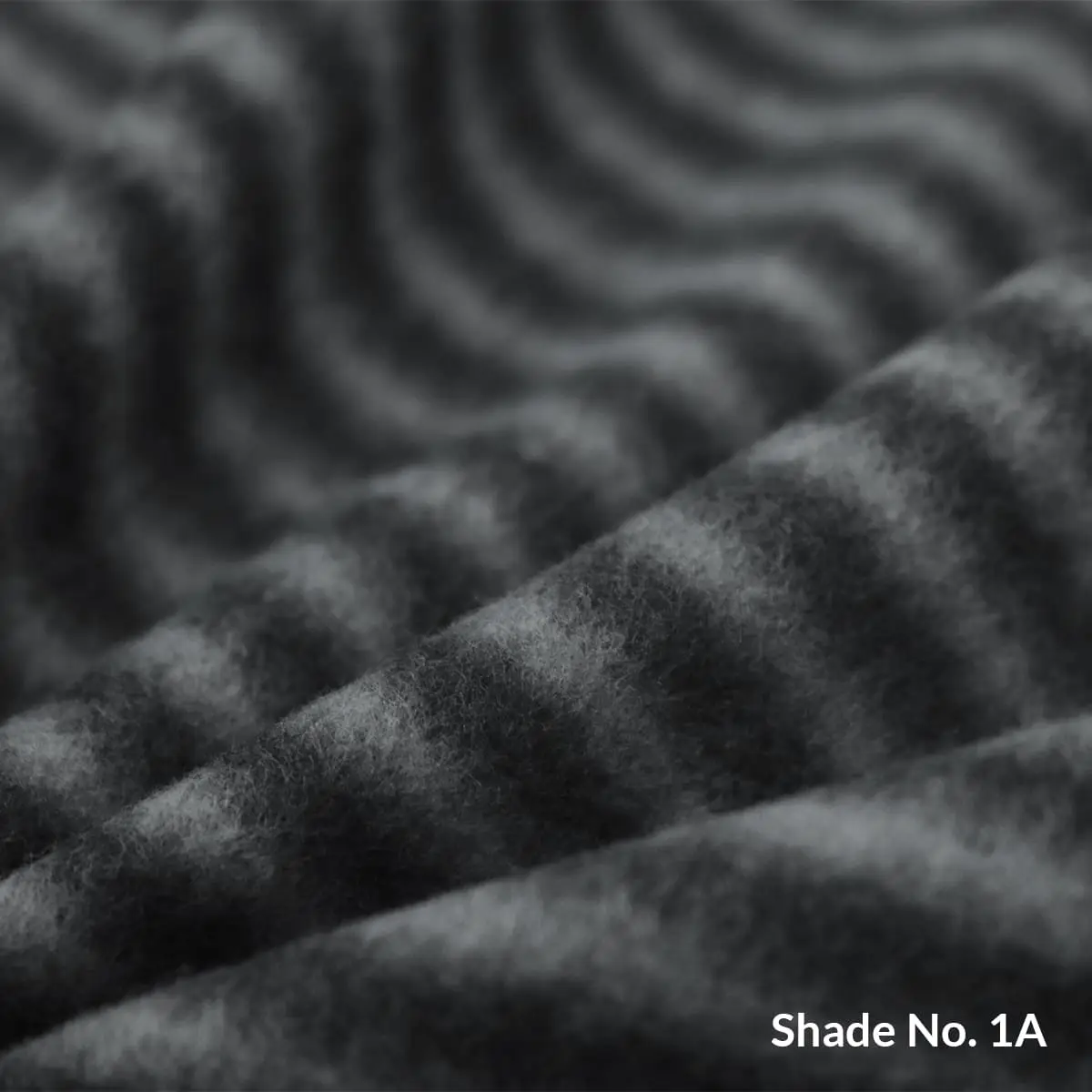 No-Dye Melange Fleece Blanket | Double-Sided Brushed | Stripe I Grey Shade