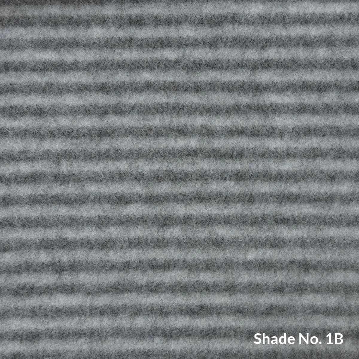 No-Dye Melange Fleece Blanket | Double-Sided Brushed | Stripe I Grey Shade