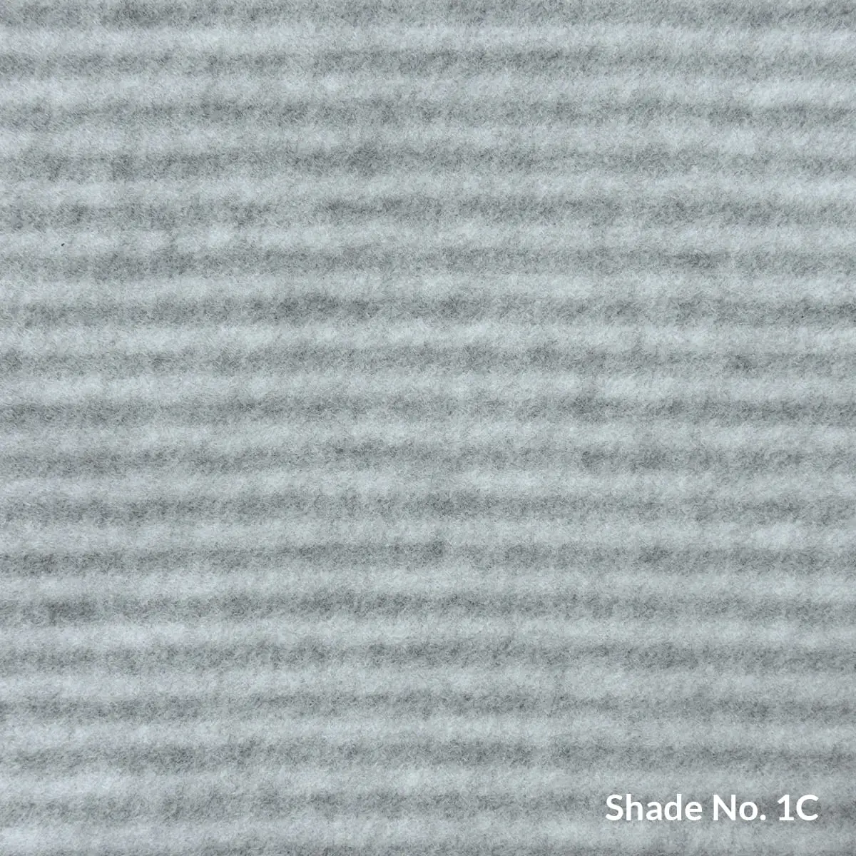 No-Dye Melange Fleece Blanket | Double-Sided Brushed | Stripe I Grey Shade