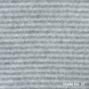 No-Dye Melange Fleece Blanket | Double-Sided Brushed | Stripe I Grey Shade