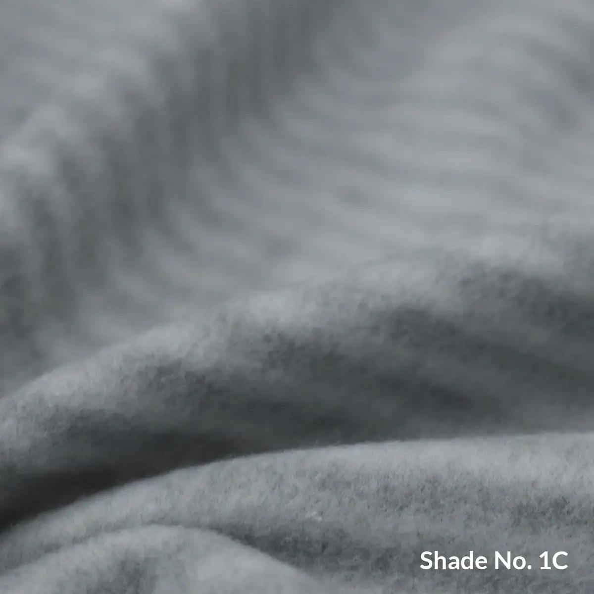 No-Dye Melange Fleece Blanket | Double-Sided Brushed | Stripe I Grey Shade