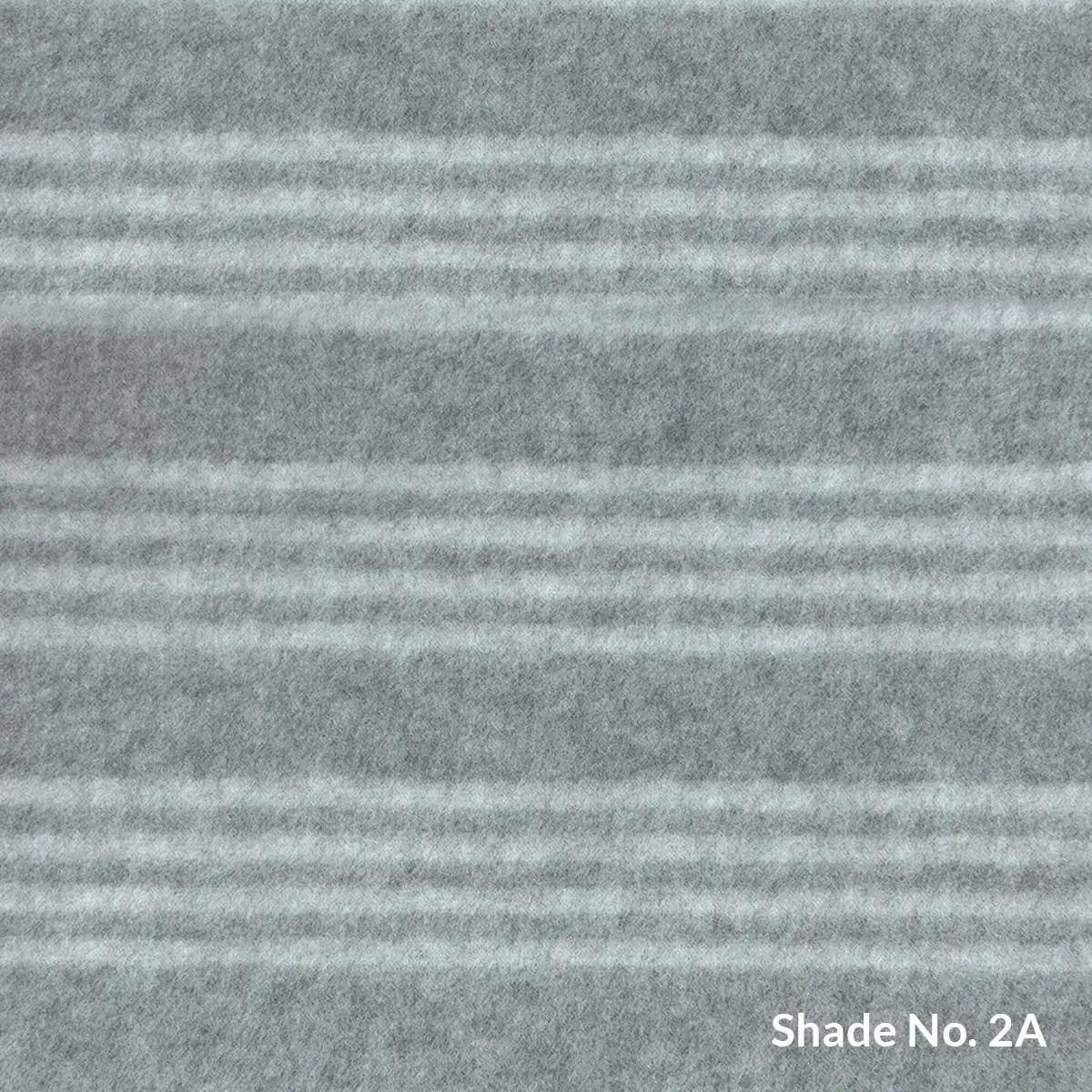 No-Dye Melange Fleece Blanket | Double-Sided Brushed | Stripe II Grey Shade