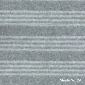 No-Dye Melange Fleece Blanket | Double-Sided Brushed | Stripe II Grey Shade