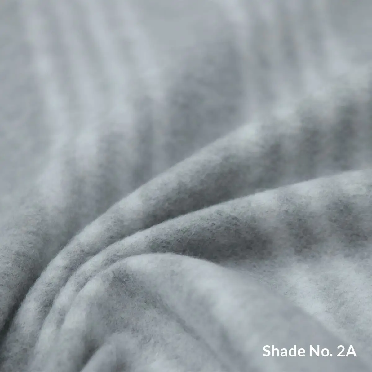 No-Dye Melange Fleece Blanket | Double-Sided Brushed | Stripe II Grey Shade