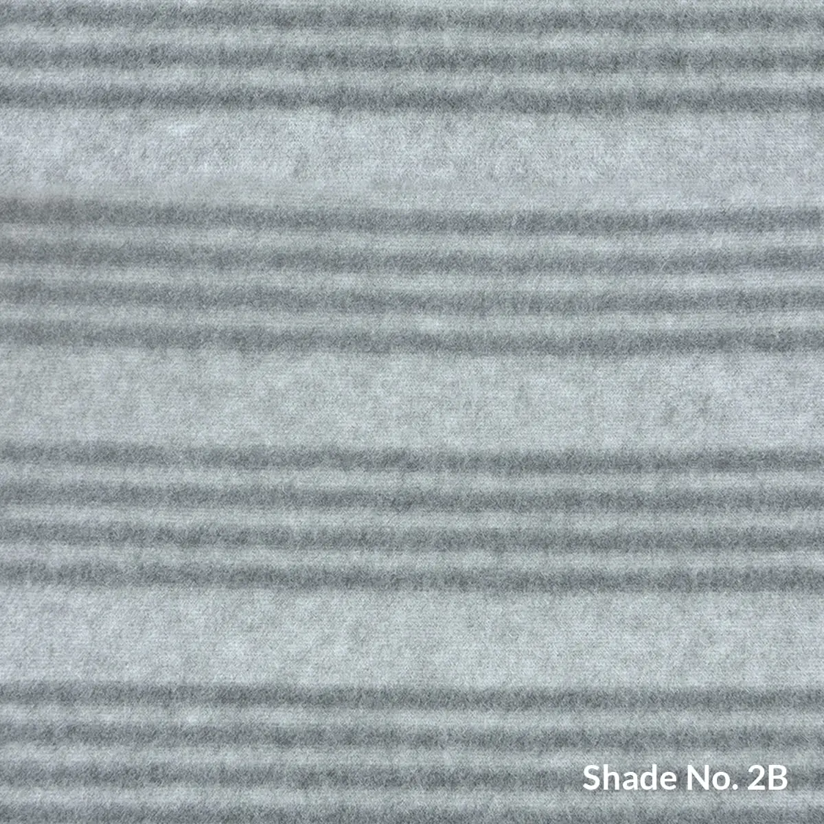 No-Dye Melange Fleece Blanket | Double-Sided Brushed | Stripe II Grey Shade