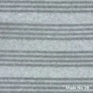 No-Dye Melange Fleece Blanket | Double-Sided Brushed | Stripe II Grey Shade