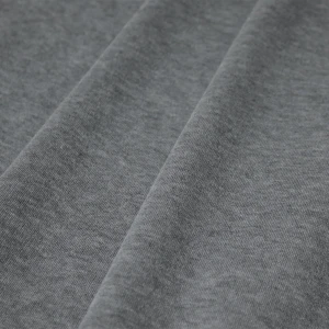 No-Dye Melange Fleece Blanket | Single-Sided Brushed | Classic Grey Shade