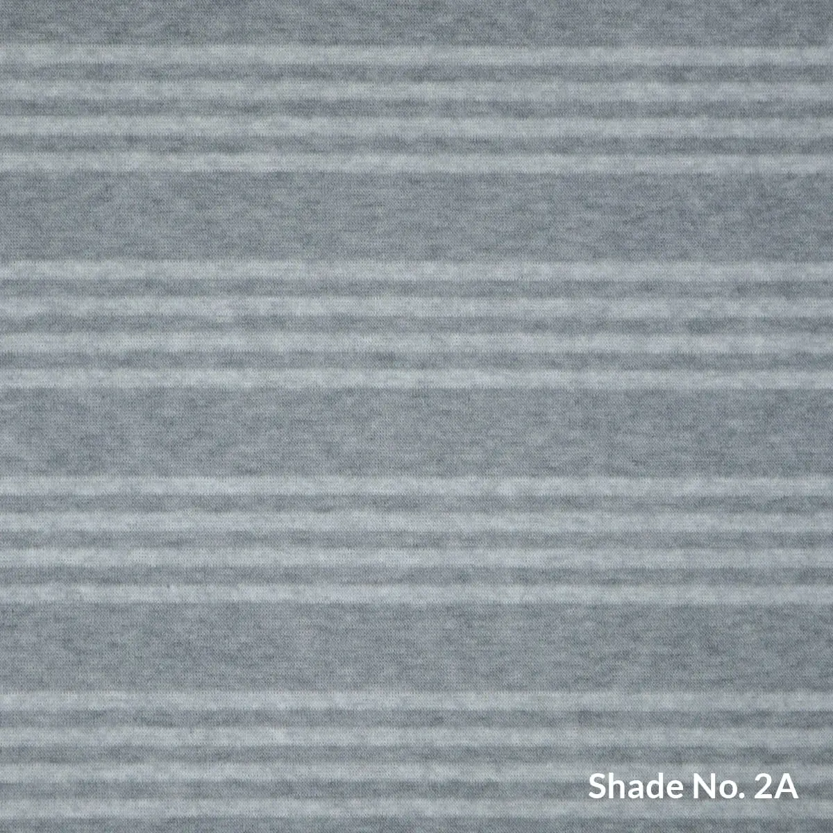 No-Dye Melange Fleece Blanket | Single-Sided Brushed | Stripe II Grey Shade