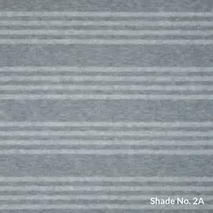 No-Dye Melange Fleece Blanket | Single-Sided Brushed | Stripe II Grey Shade