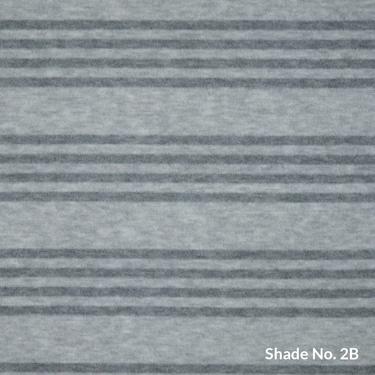 No-Dye Melange Fleece Blanket | Single-Sided Brushed | Stripe II Grey Shade