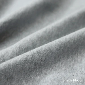 No-Dye Melange Fleece Throw | Single-Sided Brushed | Classic Grey Shade