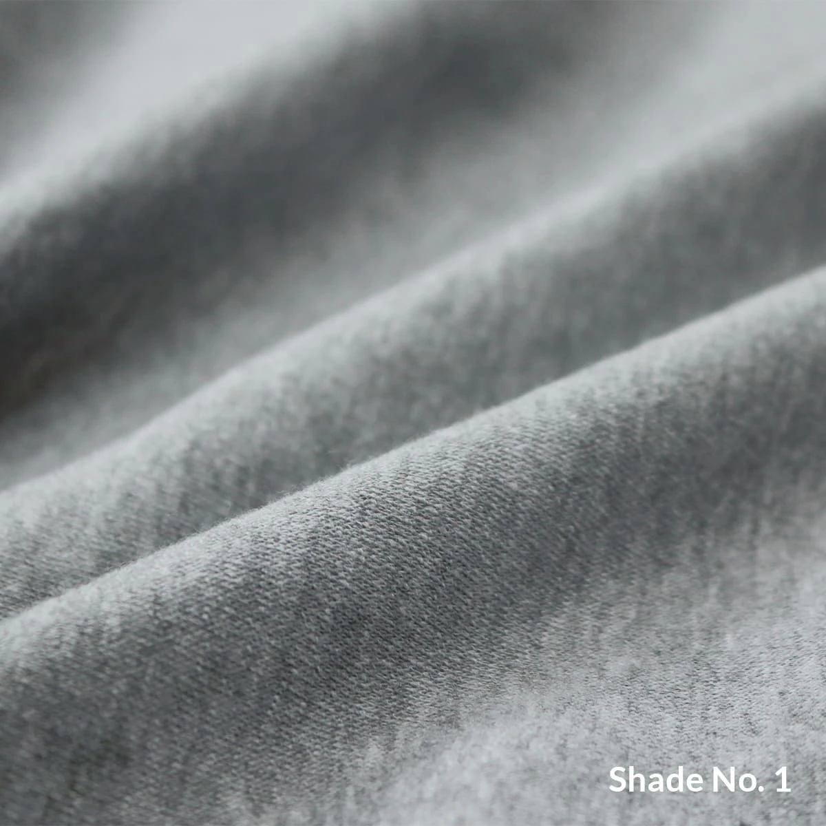 No-Dye Melange Fleece Throw | Single-Sided Brushed | Classic Grey Shade