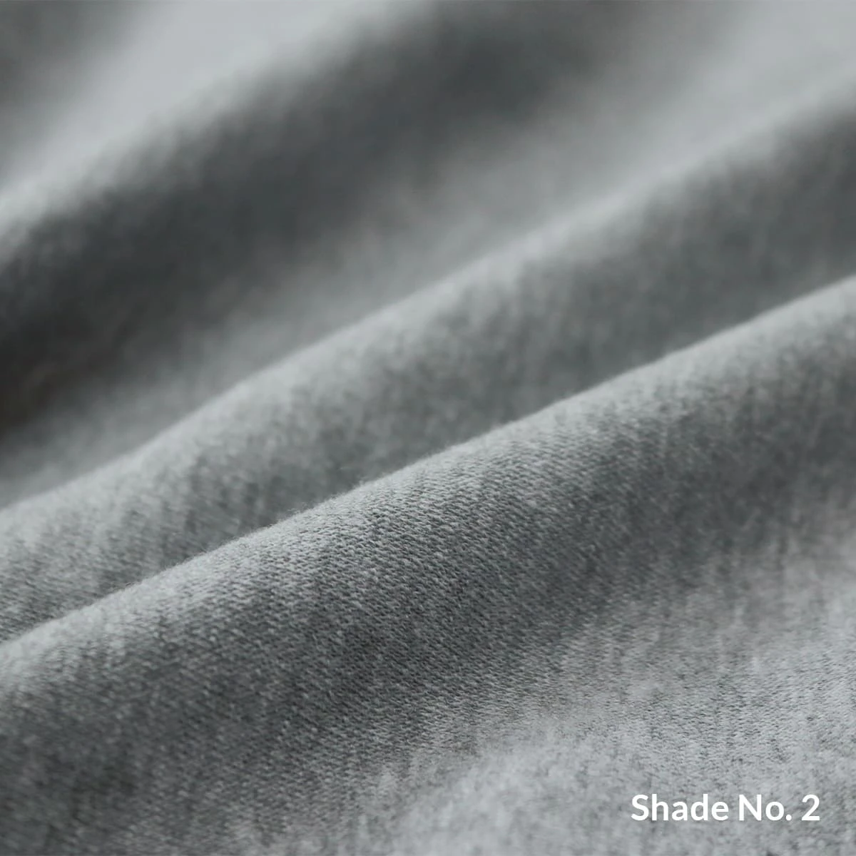 No-Dye Melange Fleece Throw | Single-Sided Brushed | Classic Grey Shade