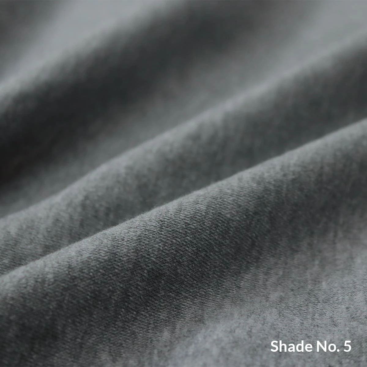 No-Dye Melange Fleece Throw | Single-Sided Brushed | Classic Grey Shade