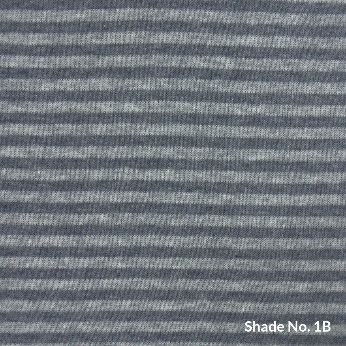 No-Dye Melange Fleece Throw | Single-Sided Brushed | Stripe I Grey Shade