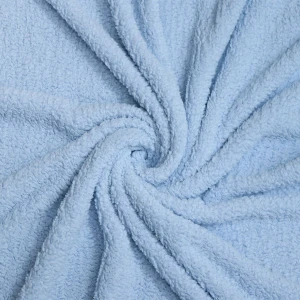 Pastel Color Sherpa Throw (Blue)