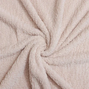 Pastel Color Sherpa Throw (Light Pink)