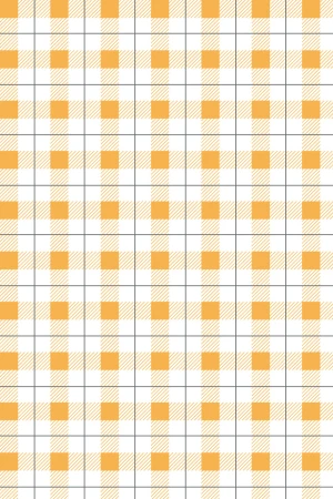 Picnic Time : Yellow Gingham Pattern