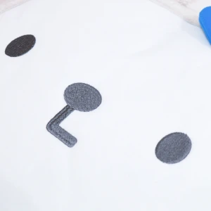 Pol Embroidery Plush Hand Warmer Pillow Blanket (Grey,White)