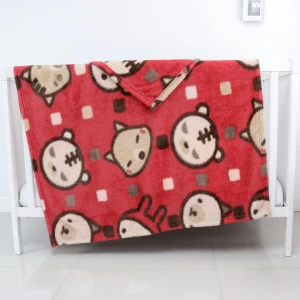 Pol Face Shape Pillow Blanket with My Gang Printed Plush Blanket