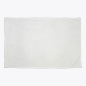 Pol V2 3D Embroidery Plush Pillow Blanket (White)