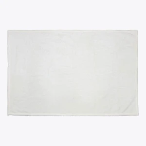 Pol V2 3D Embroidery Plush Tote Blanket (White)