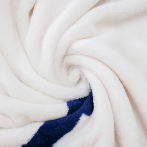 Pol V2 Face Shape Flannel Blanket (White)