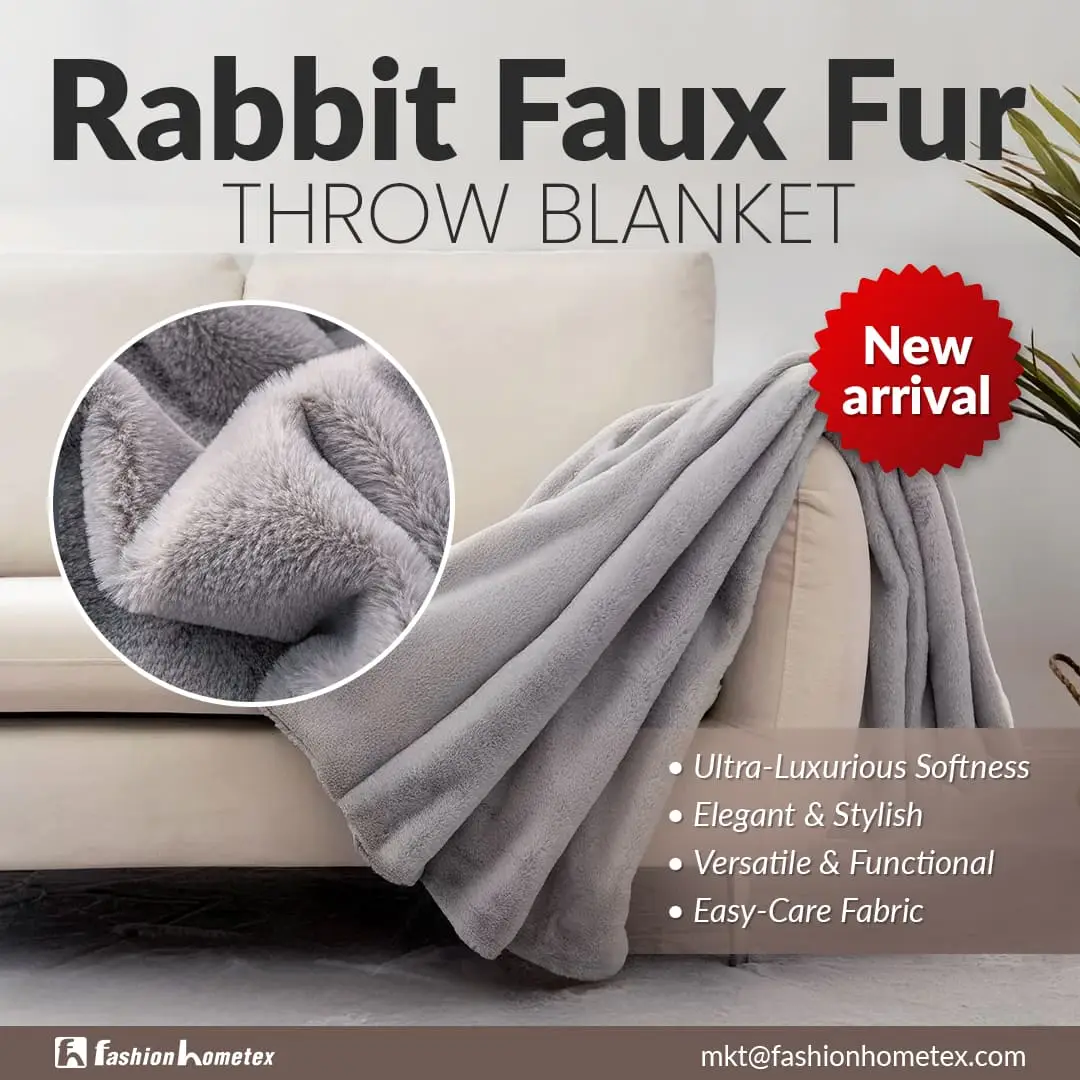 [Pre-Order] – Premium Faux Fur Throw Blanket Collection