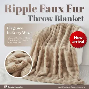 [Pre-Order] – Premium Faux Fur Throw Blanket Collection