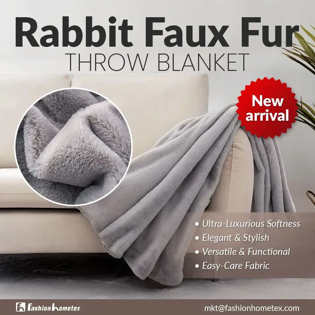 [Pre-Order] – Premium Faux Fur Throw Blanket Collection