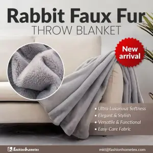 [Pre-Order] – Premium Faux Fur Throw Blanket Collection