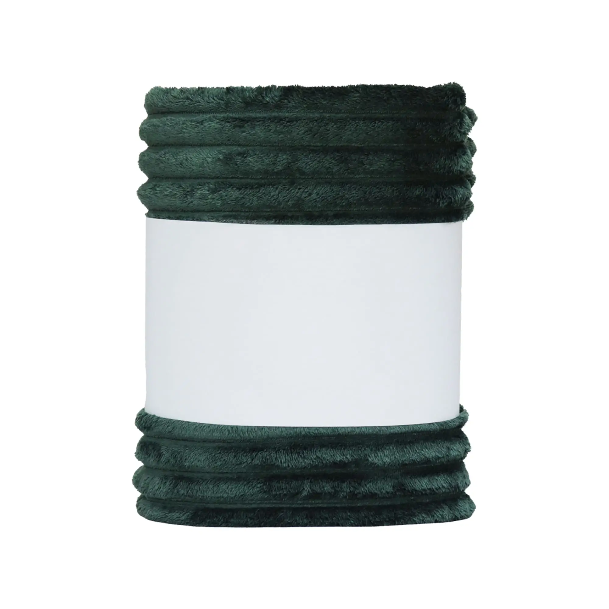 Premium Thick Blanket | Corduroy Throw Jumbo Cord | Dark Green