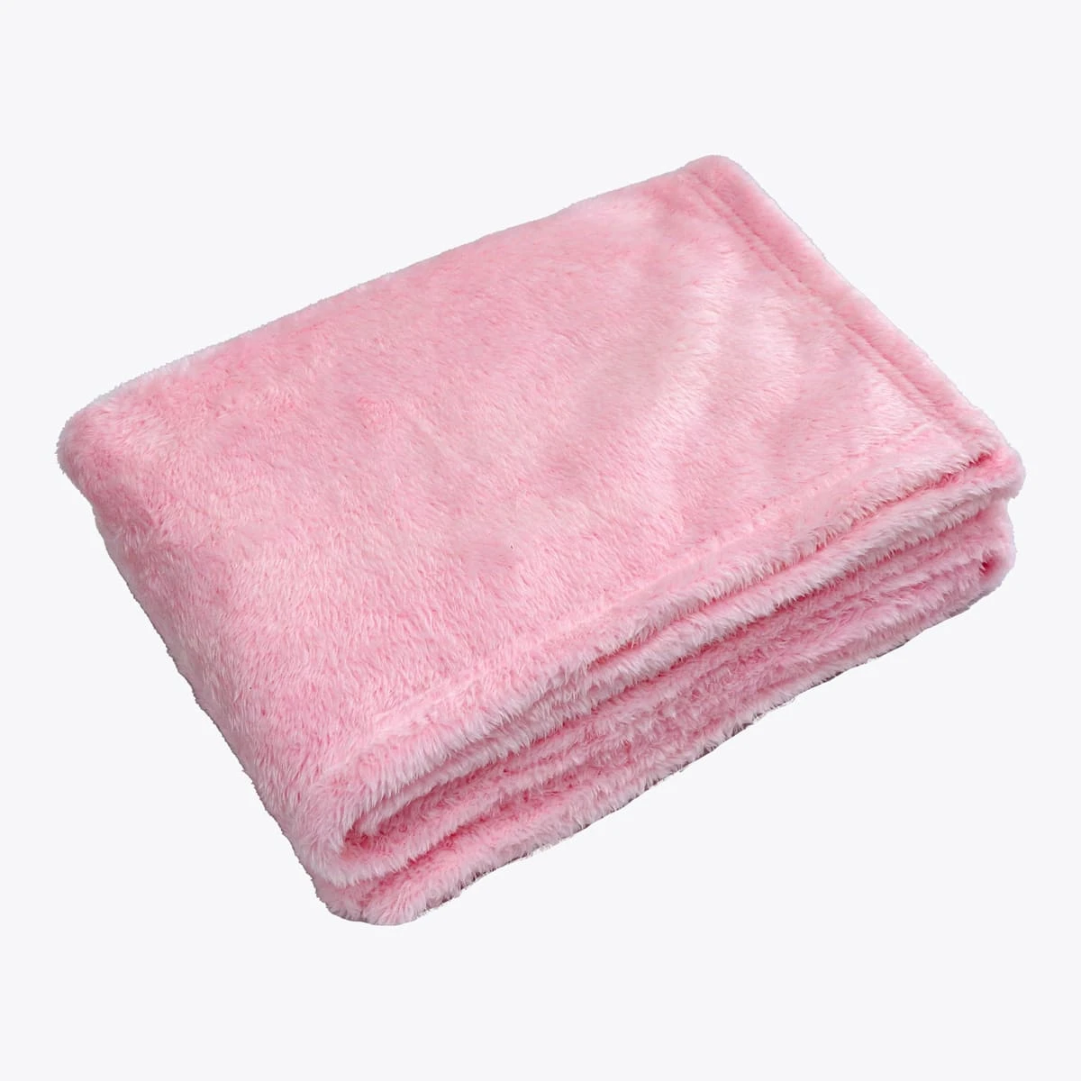 Rabbit Plush Pillow Blanket (Pink)