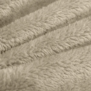 Fashion Hometex: Blanket Supplier |  Ready-to-ship Sable Plush Blanket (Oat Milk)