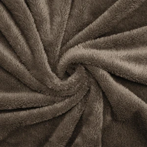 Fashion Hometex: Blanket Supplier |  Ready-to-ship Sable Plush Blanket (Brown Sugar)