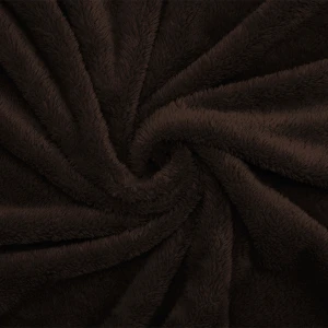 Fashion Hometex: Blanket Supplier |  Ready-to-ship Sable Plush Blanket (Chocolate Brown)