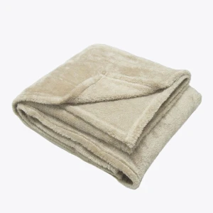 Ready-to-ship Wombat Plush Blanket (Oat Beige)