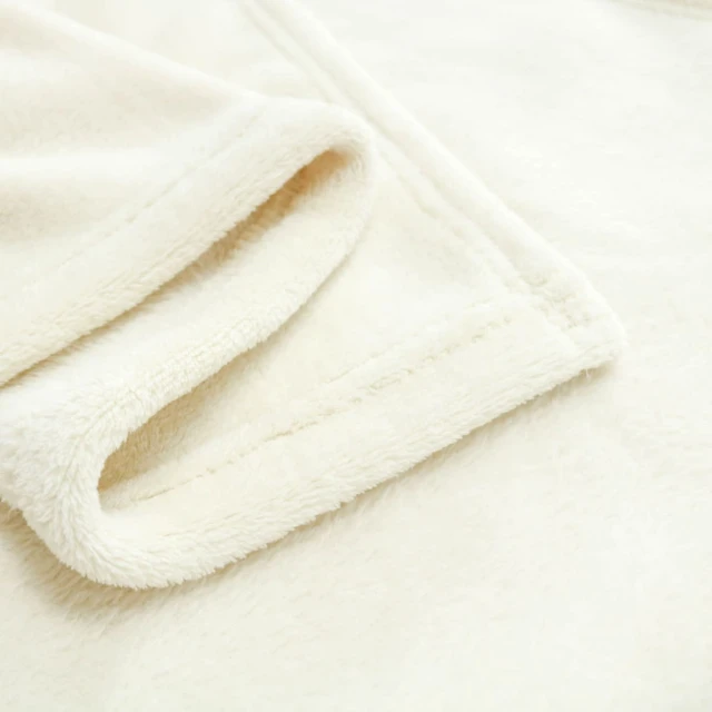 Recycled Flannal Blanket (Cream)