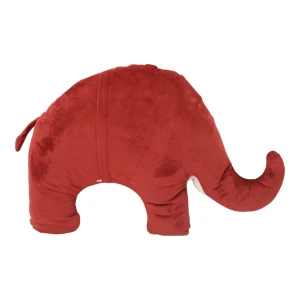 Recycled Polyester Thai Elephant Doll Pillow Blanket (Red)