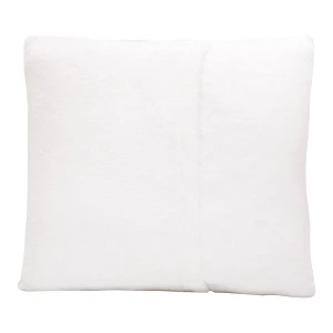 Rivo Embroidery Plush Pillow Blanket (White)