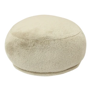 Round Shape Cushion Cover - Wombat Plush (Light Brown)