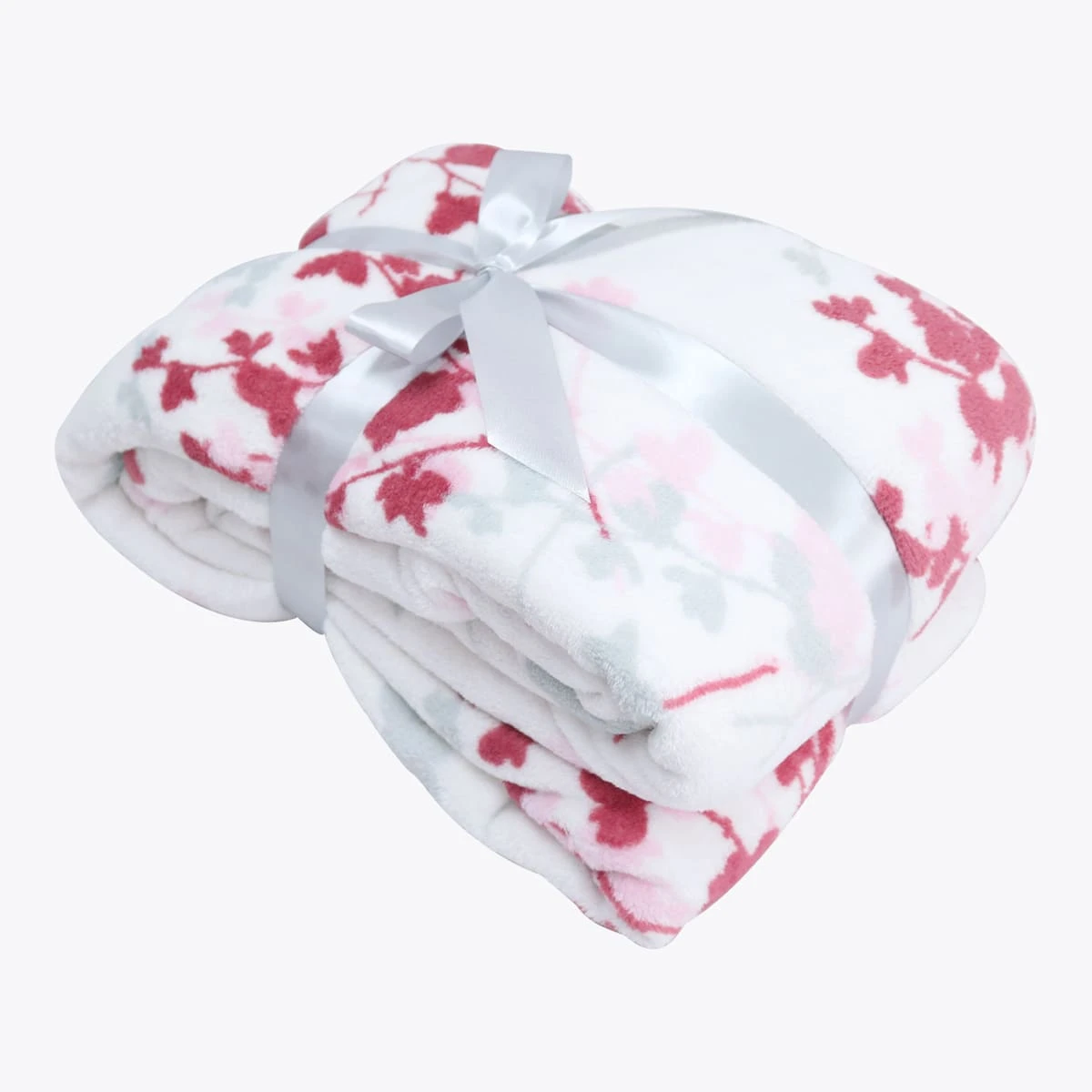 Sakura Branch Printed Flannel Blanket