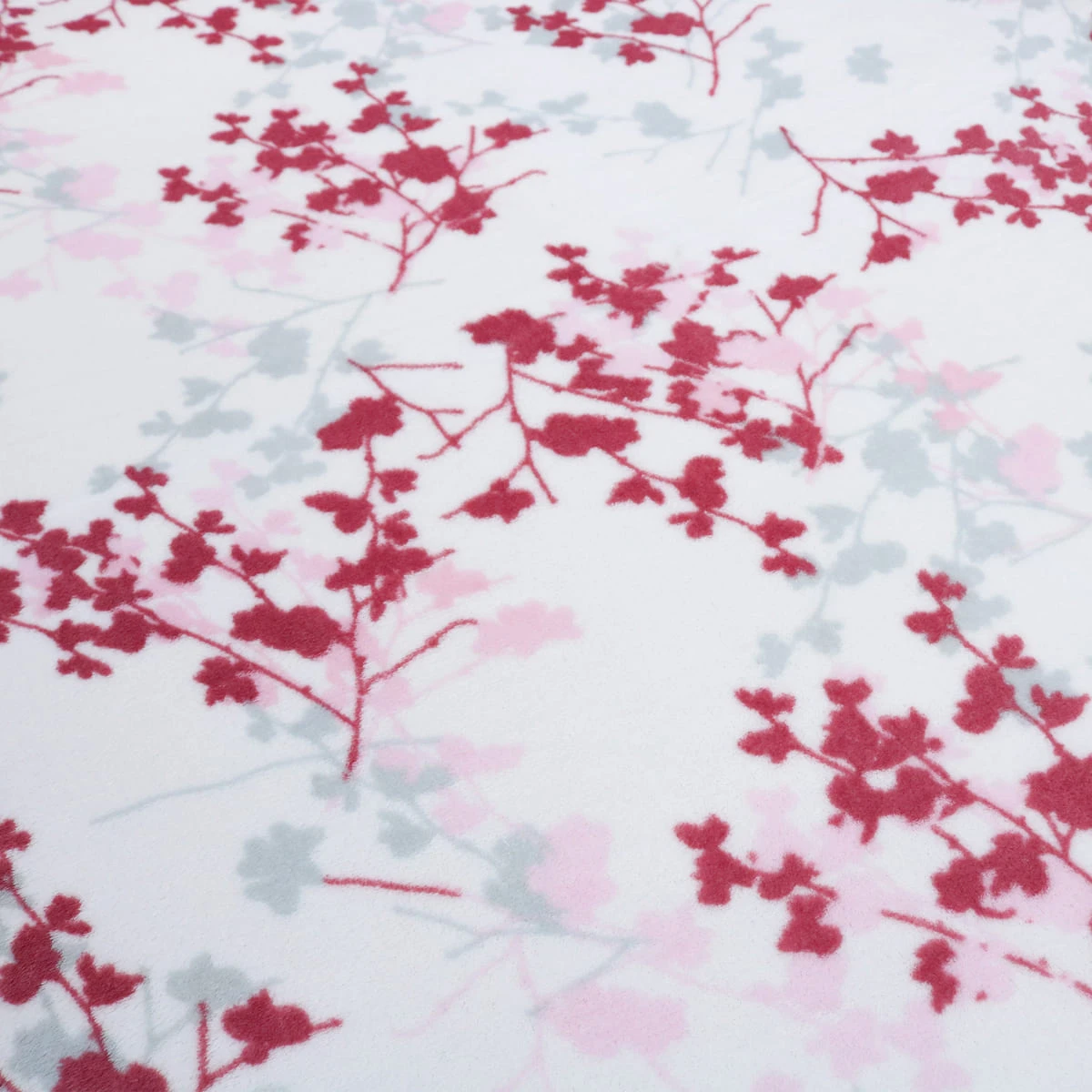 Sakura Branch Printed Flannel Blanket