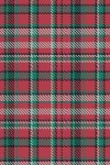 Santa Claus is Coming : Christmas Tartan Pattern