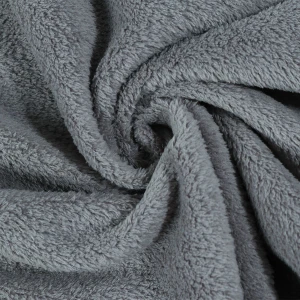 Solid Color Flannel Bathrobe (Grey)