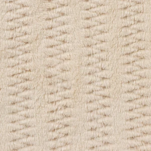 Solid Color Jacquard Flannel Bathrobe - Zigzag Pattern (Beige)