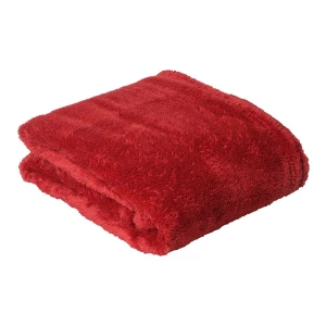 Solid Color Sable Plush Blanket (Dark Orange)