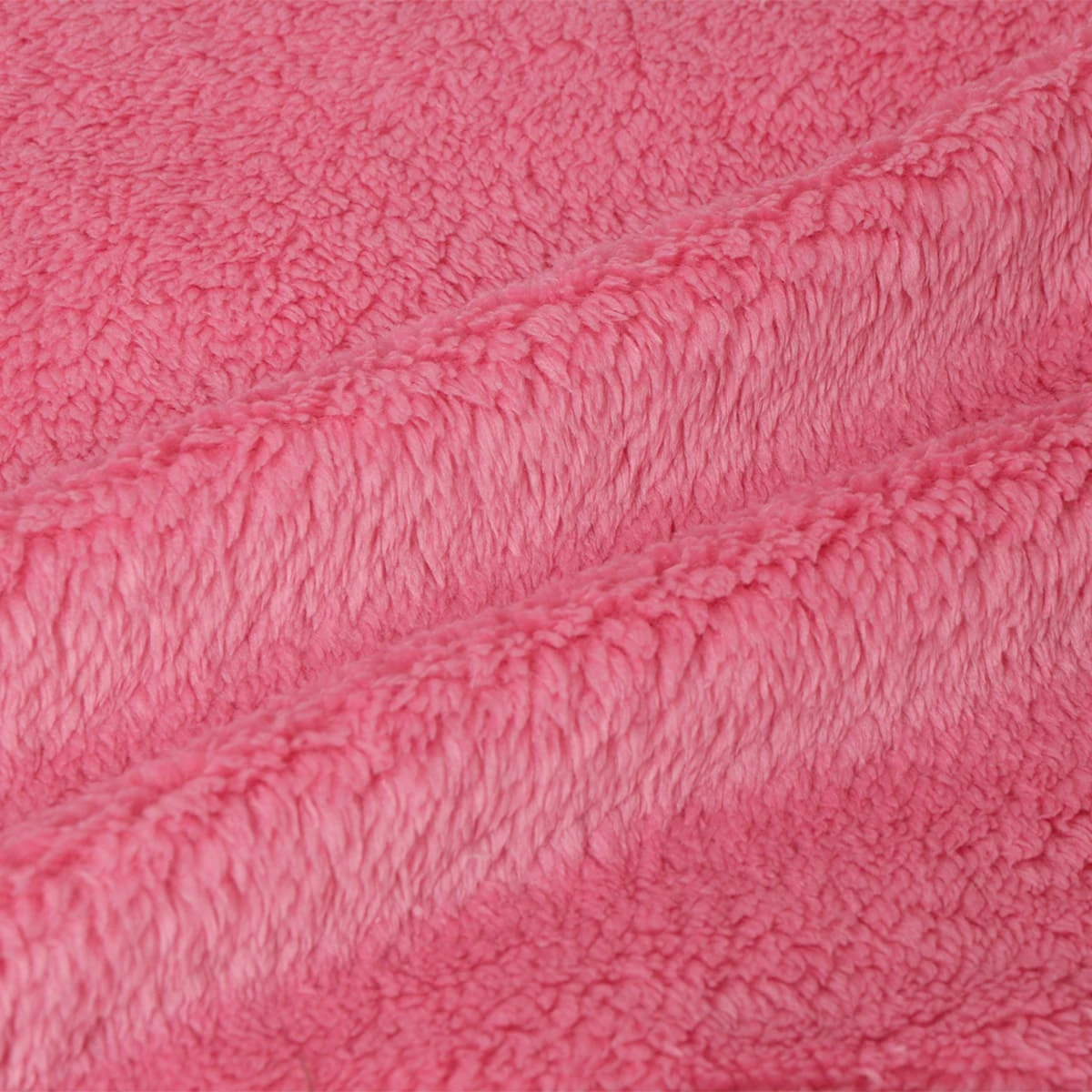 Solid Color Sable Plush Blanket (Pink)
