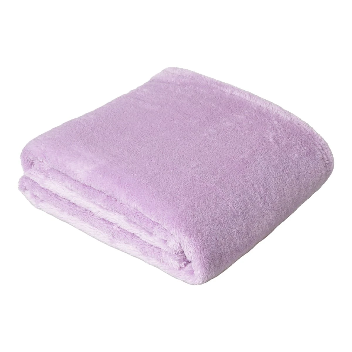 Solid Color Sable Plush Blanket (Purple)