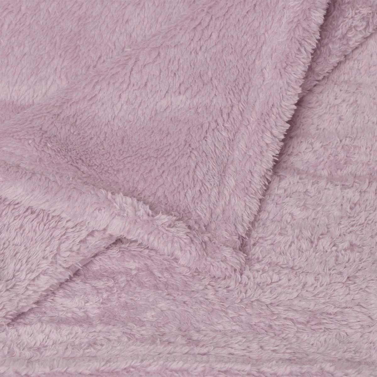 Solid Color Sable Plush Blanket (Rose Gold)